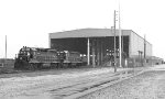 SCL 1541 & 1504 visit the Waycross Diesel Shop on a rainy afternoon